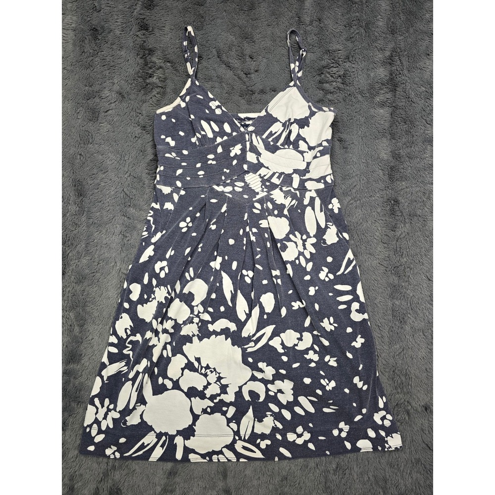 American Eagle Outfitters Blue White Floral Sundress Pockets Medium y2k